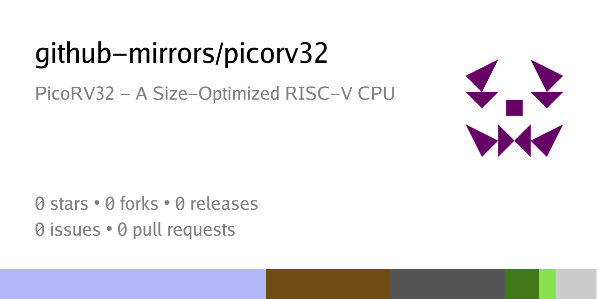 github-mirrors/picorv32: PicoRV32 - A Size-Optimized RISC-V CPU ...