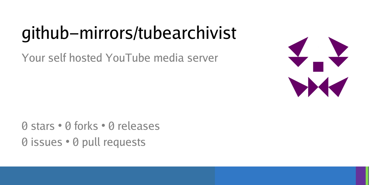 github-mirrors/tubearchivist: Your self hosted YouTube media server ...